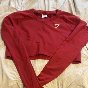 Gymshark - SMALL - long sleeve cropped shirt